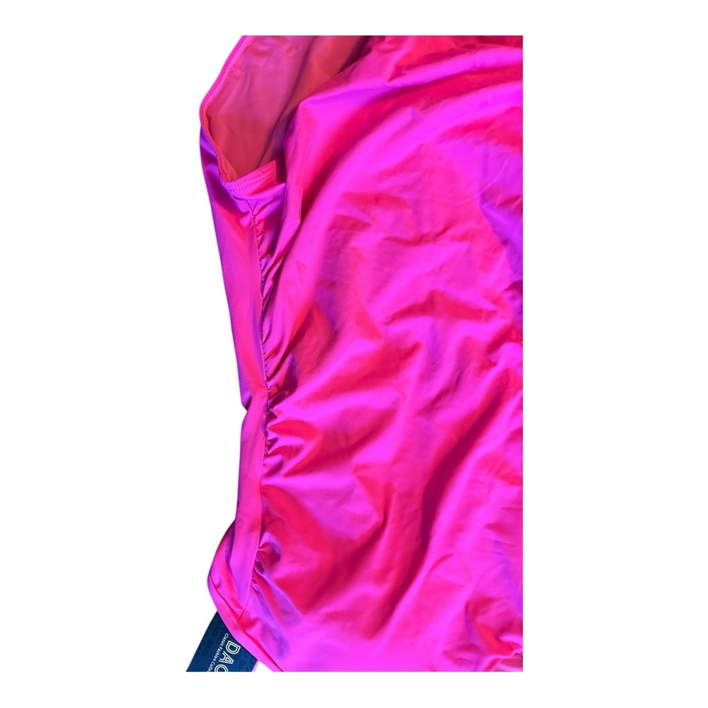 Daci Women’s High Neck One-Piece Swimsuit – Hot Pink (Size XL, New with Tags) - Picture 6 of 9